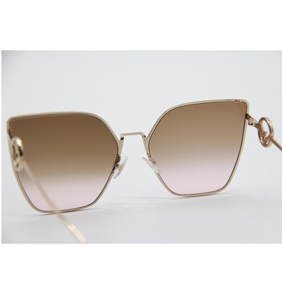 NEW FENDI FF 0323/S S45 GOLD SUNGLASSES FF 0323/S - Picture 8 of 13